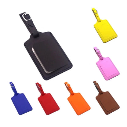 Colorful PU Leather Luggage Tag