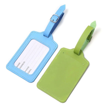 Colorful PU Leather Luggage Tag