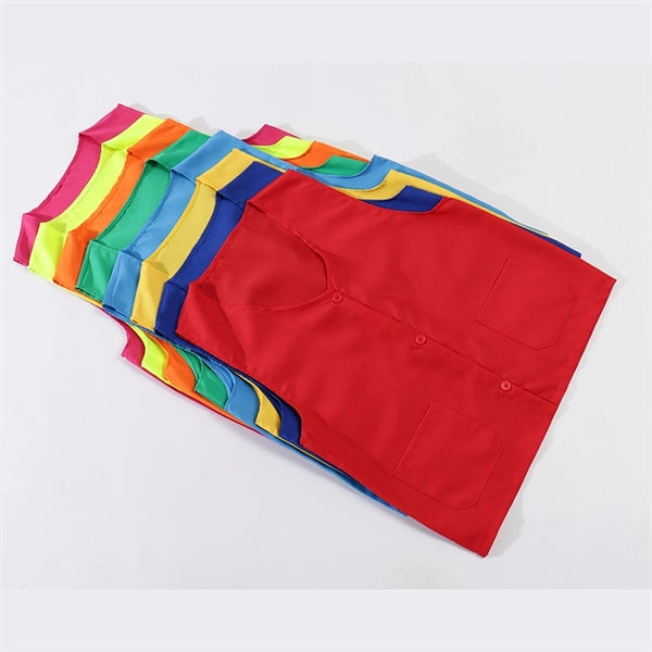Uniform 2-Pocket Unisex Promotion Volunteer Vest