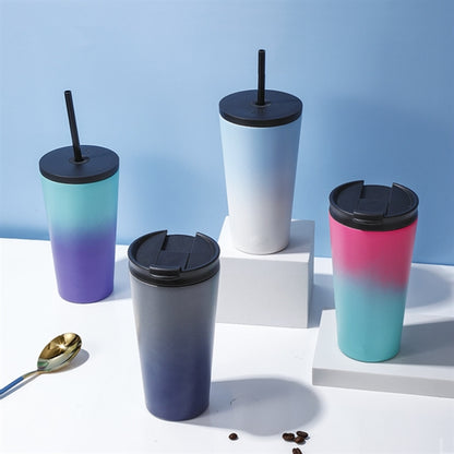 Classic Insulated Tumbler With Straw