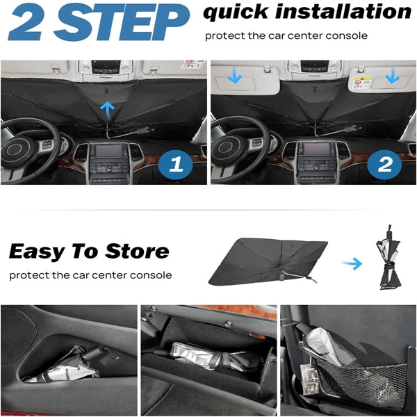 Car Windshield Sun Shade Umbrella