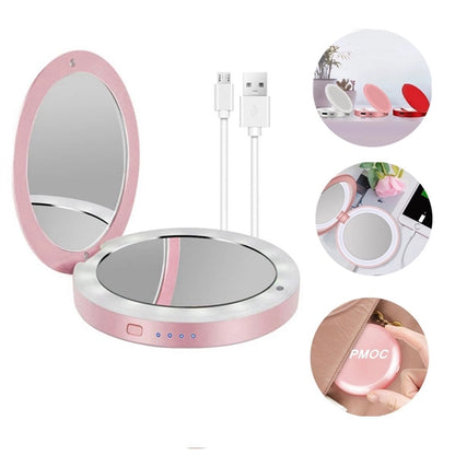 Led Travel Makeup Mirror Wired Charger