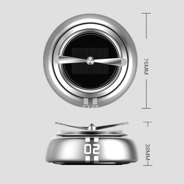 Solar Energy Rotating Cologne Aromatherapy Diffuser