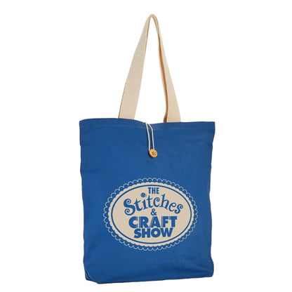11.5 oz. Cotton Canvas Button-Up Tote Bag