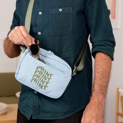 Landscape Crossbody - Canvas-Denim