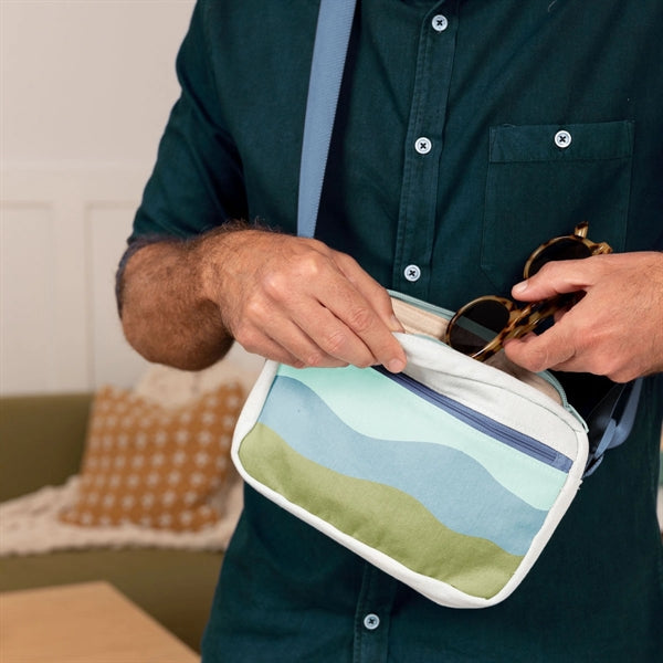 Landscape Crossbody - Canvas-Denim