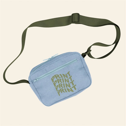 Landscape Crossbody - Canvas-Denim