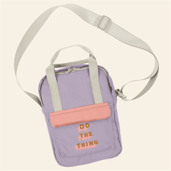 Mini Backpack Crossbody- Canvas-Denim