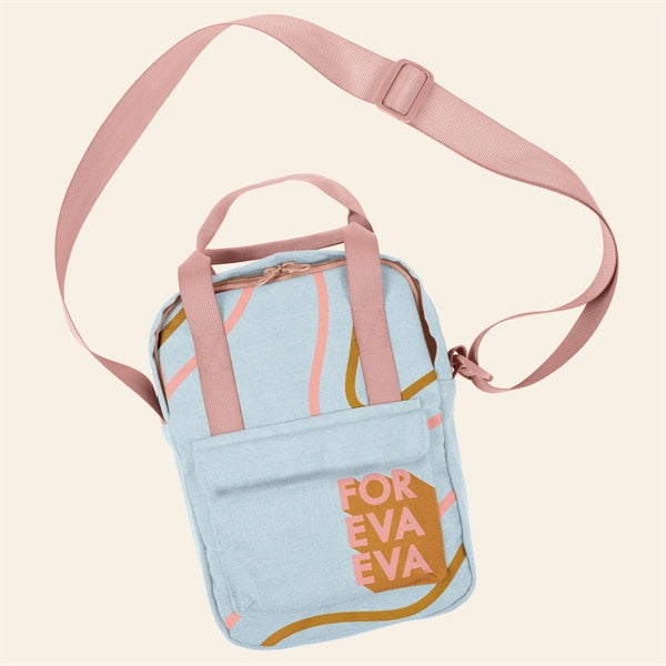 Mini Backpack Crossbody- Canvas-Denim