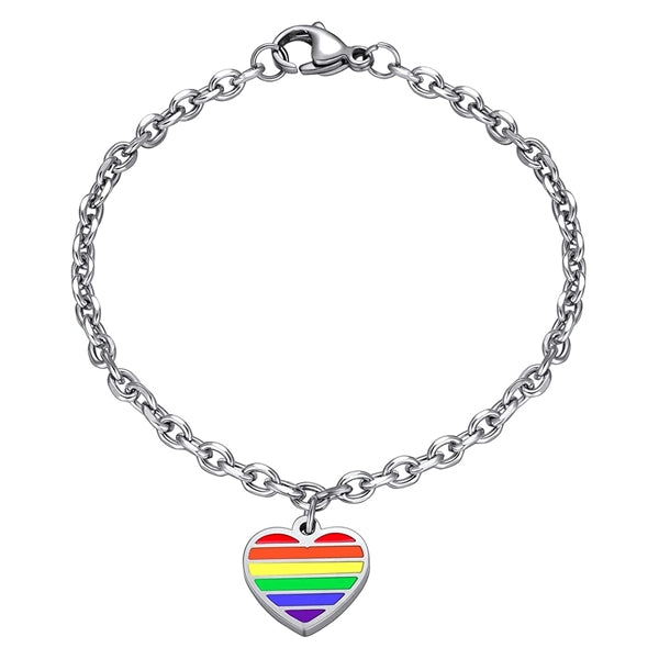 Gay Pride Rainbow Necklaces Bracelets