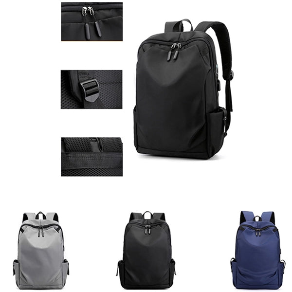 Durable Backpack With Usb Charging Port