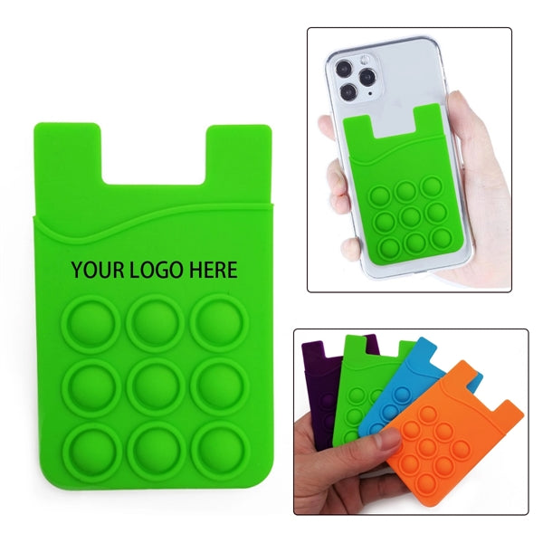 Custom Push Pop Phone Wallet