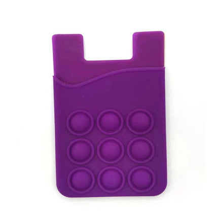 Custom Push Pop Phone Wallet