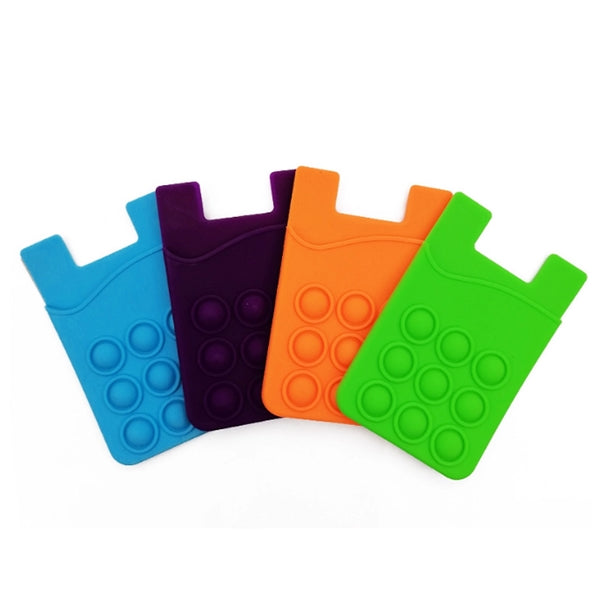 Custom Push Pop Phone Wallet