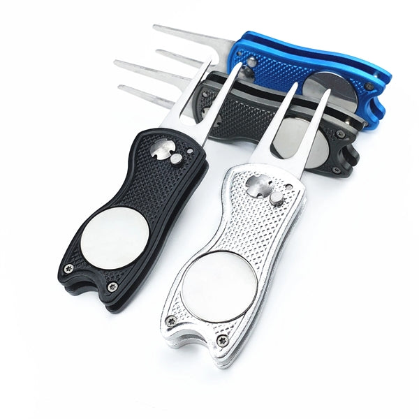 Foldable Magnetic Golf Divot Tool