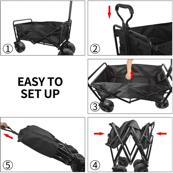 Heavy Duty Folding Wagon Cart Utility