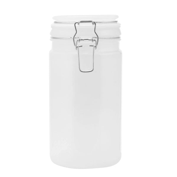 34 oz. Air Tight Frosted Glass Storage Jars