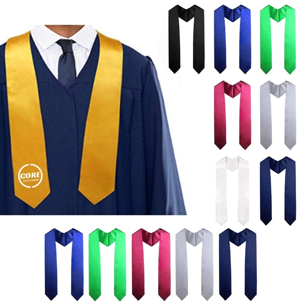 Unisex Adult Plain Graduation Stole Sash 72"