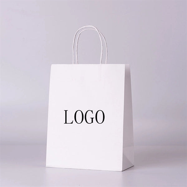 Plain Medium Paper Bags with Handles Bulk