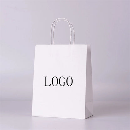 Plain Medium Paper Bags with Handles Bulk