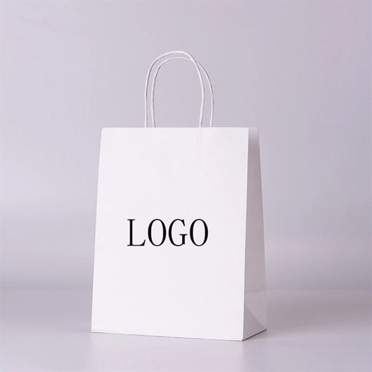 Plain Medium Paper Bags with Handles Bulk