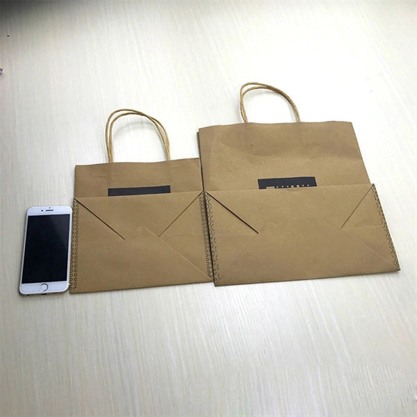 Plain Medium Paper Bags with Handles Bulk