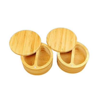 Bamboo Salt and Pepper Bowls