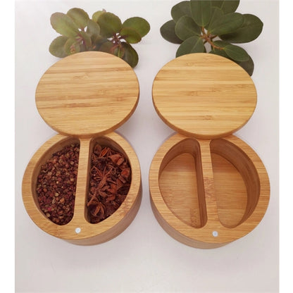 Bamboo Salt and Pepper Bowls