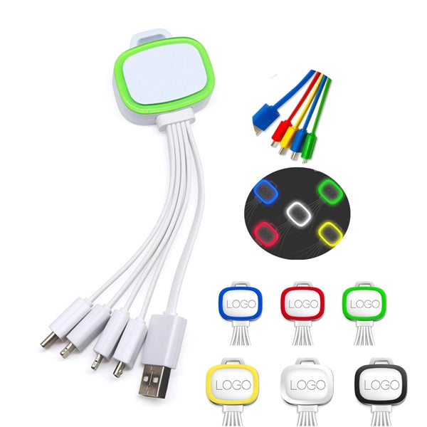 Luminated 4 In 1 Quickly Charging Cable