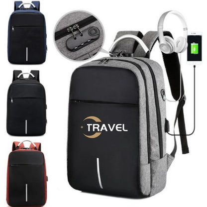 Laptop Travel Backpack With Usb Charging