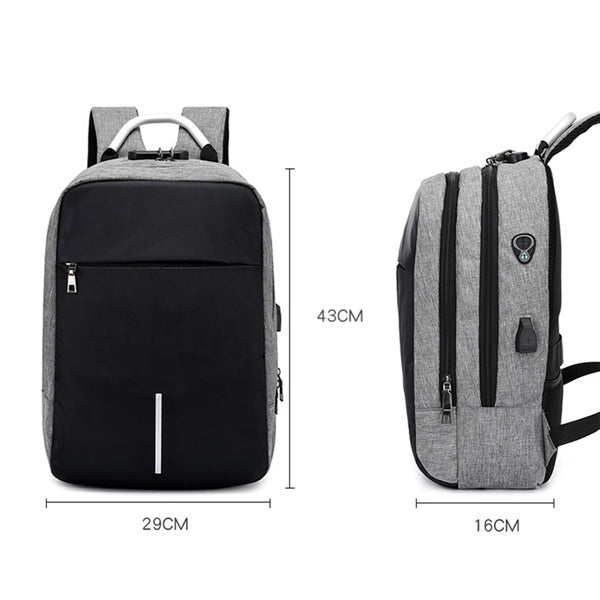 Laptop Travel Backpack With Usb Charging