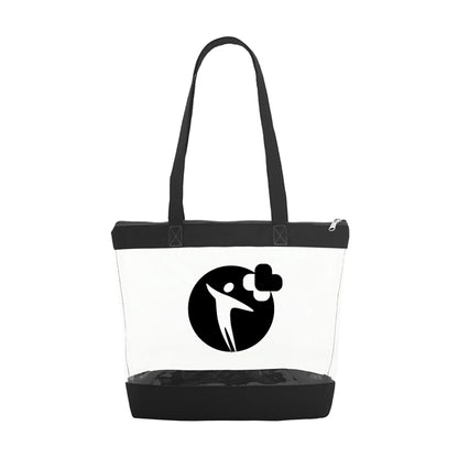 Basic Clear Zipper Tote