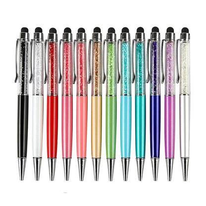 Crystal Ballpoint Touch Screen Pen