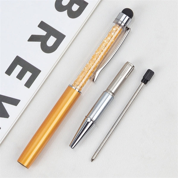 Crystal Ballpoint Touch Screen Pen