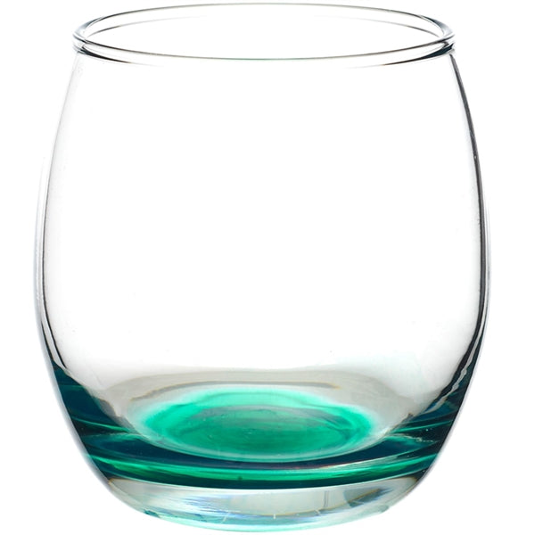 11.5 oz. Mikonos Cobalt Blue Stemless Glasses W/ Custom Logo