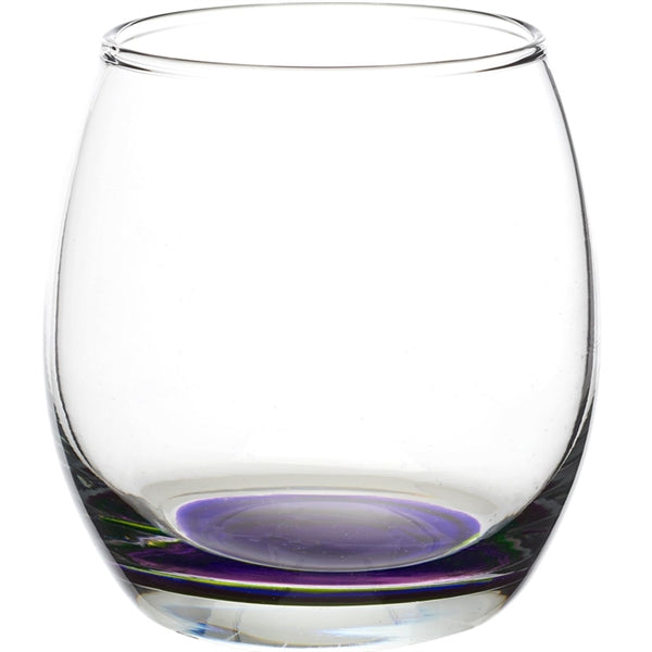 11.5 oz. Mikonos Cobalt Blue Stemless Glasses W/ Custom Logo