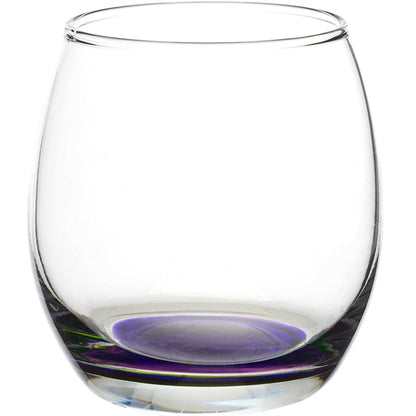 11.5 oz. Mikonos Cobalt Blue Stemless Glasses W/ Custom Logo