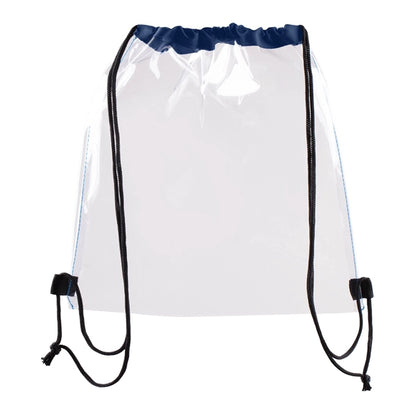 Vinyl Clear Waterproof Stadium Drawstring Gym&Sport Backpack