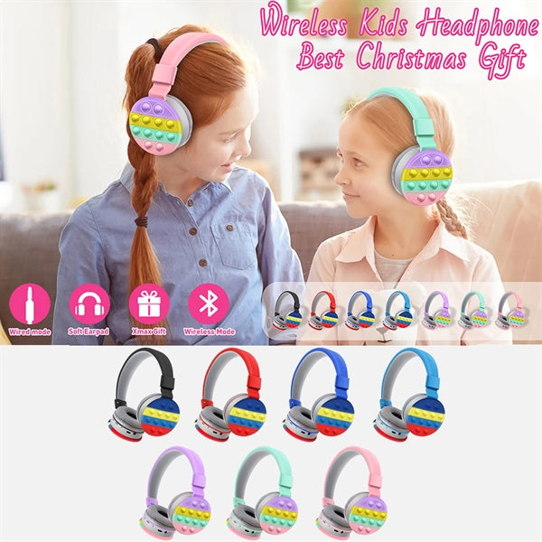 Headphone With Pop Bubbles