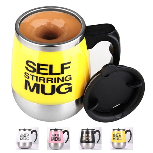 Stainless Steel Self Stirring Coffe Mug