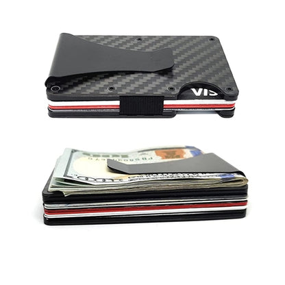 Carbon Fiber RFID Blocking Wallet Card Holder