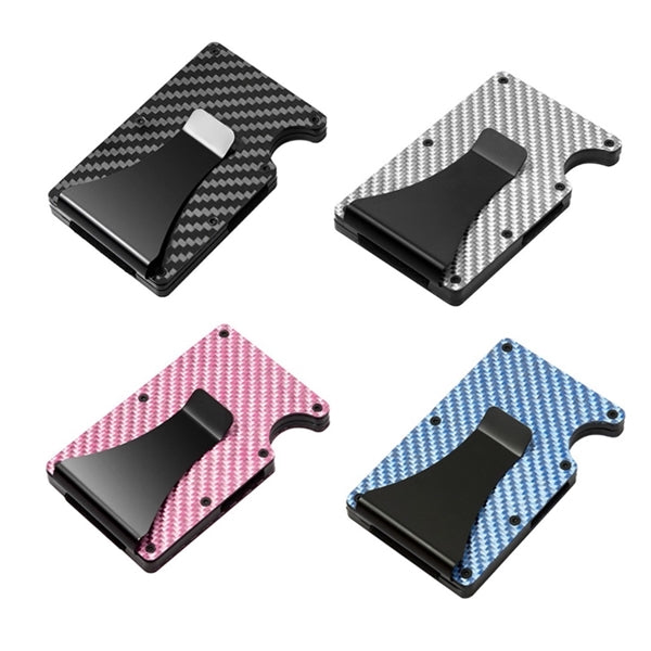 Carbon Fiber RFID Blocking Wallet Card Holder