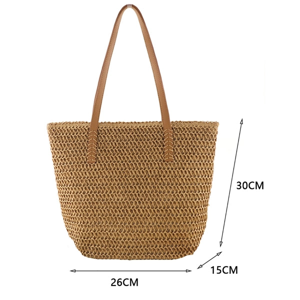 Summer Beach Straw Tote Bag Handbag