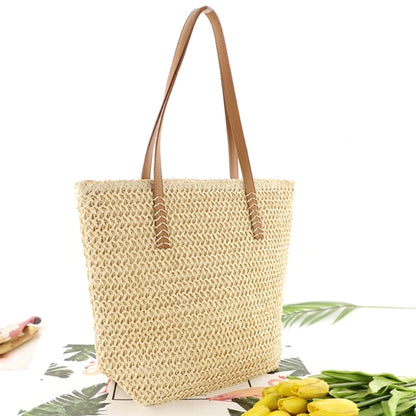Summer Beach Straw Tote Bag Handbag