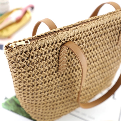 Summer Beach Straw Tote Bag Handbag