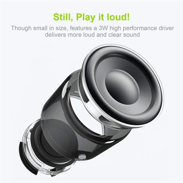 Portable Bluetooth Speaker With Custom Bass Radiator
