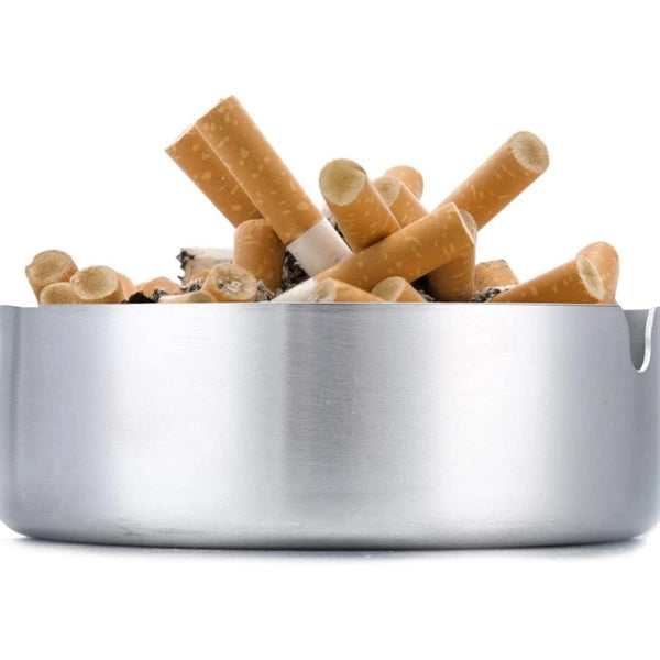 4.6 Inch Round Stainless Steel Ashtray