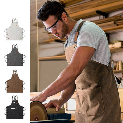 Chef Apron For Men Women With Large Pocket