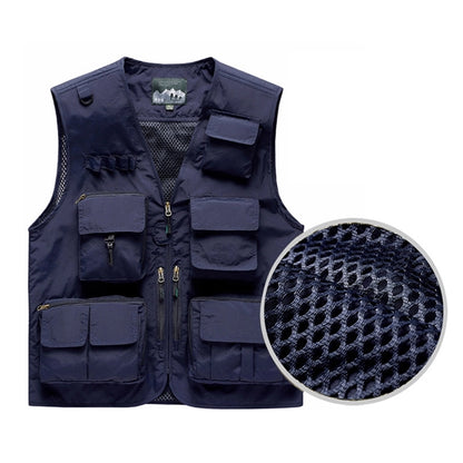 Multifunctional Photography Fishing Vest W/ Multi Pockets