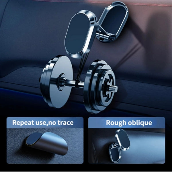 New Metal Folding Magnetic Sucker Car Phone Holder